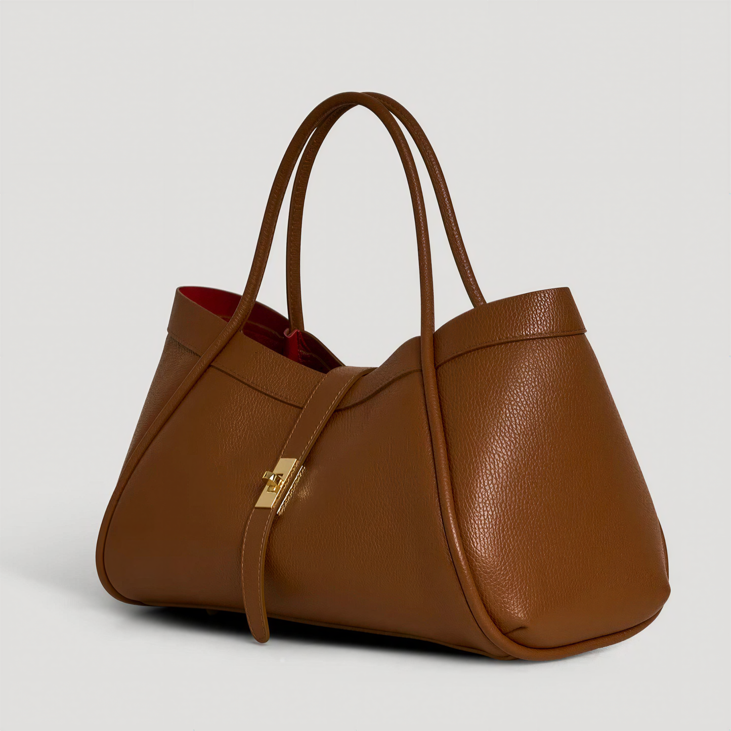 Sac en Cuir Véritable Fabriqué en Italie Élégant 45x25x20cm