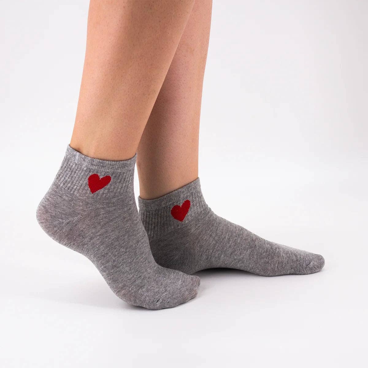 Lot de 5 Chaussettes Basses Coeur Côté Femme I 35-41