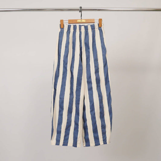 Pantalon rayé taille élastique TDM67625-5