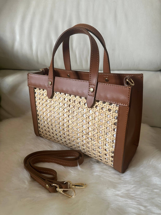 CELINE- VIENNE: Cognac (cuir)