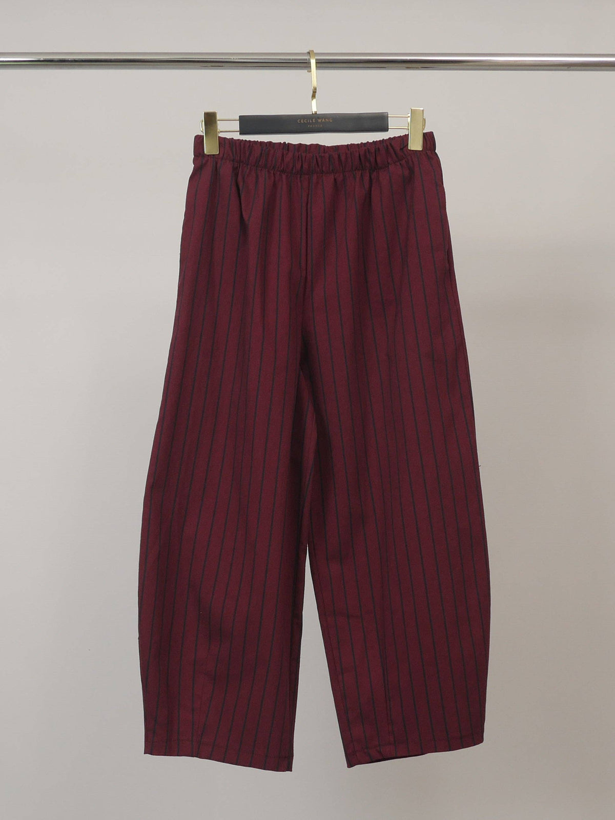 Pantalon ample à rayures verticales et taille élastique – THS67625BE2