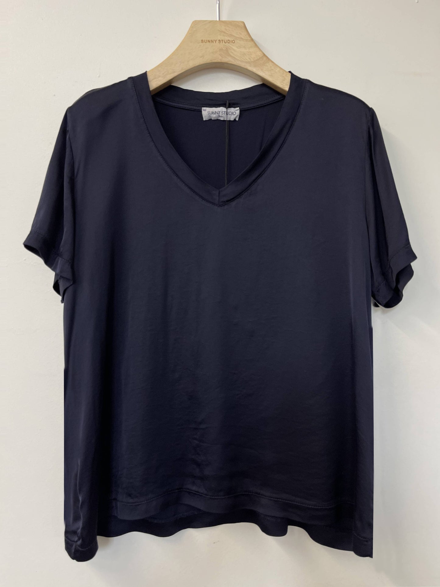 T-shirt fluide à col V