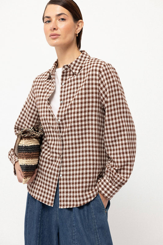 Chemise à carreaux        (416717-189)