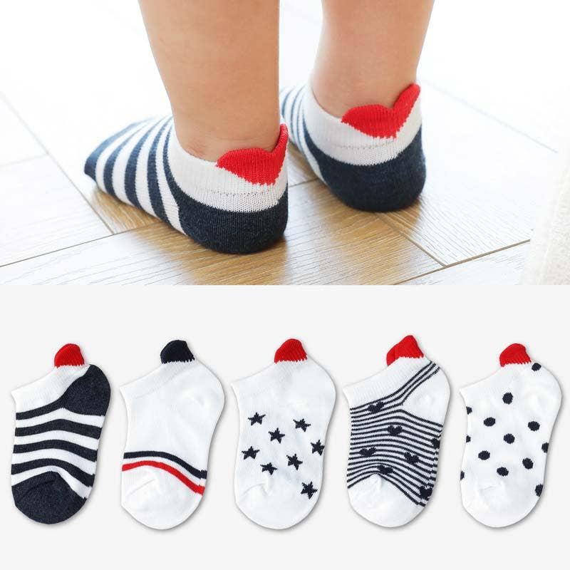 Lot de 5 Chaussettes Coup de Coeur I Bébé et Enfant