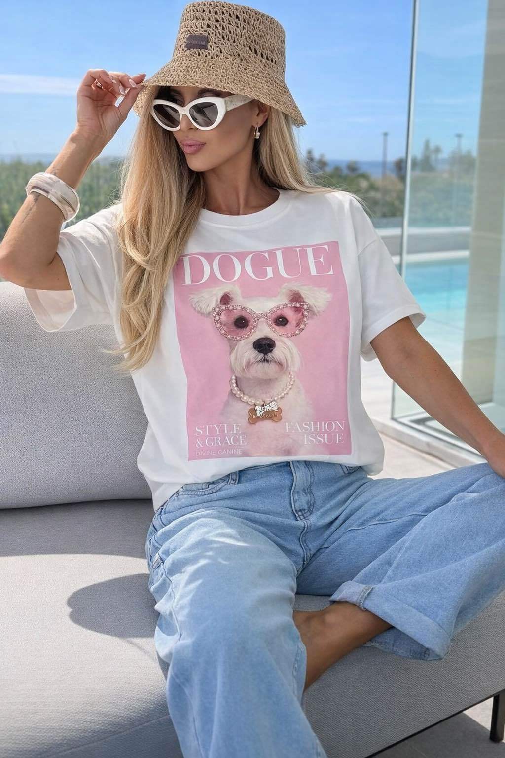 T Shirt Coton Imprimé Tendance Qualité Premium JG122