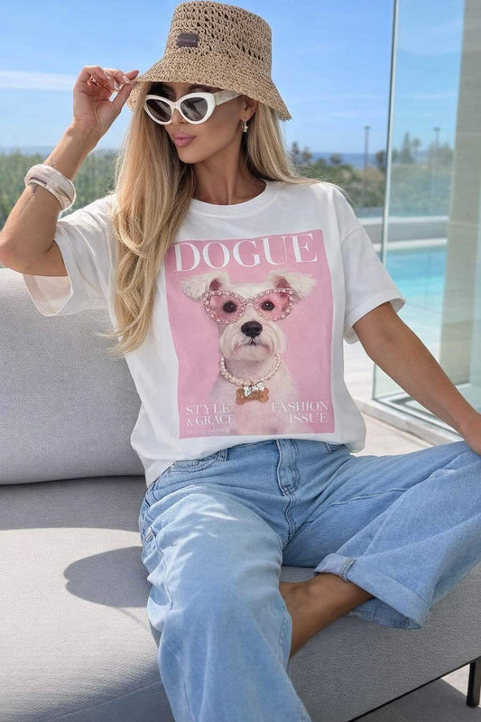 T Shirt Coton Imprimé Tendance Qualité Premium JG122