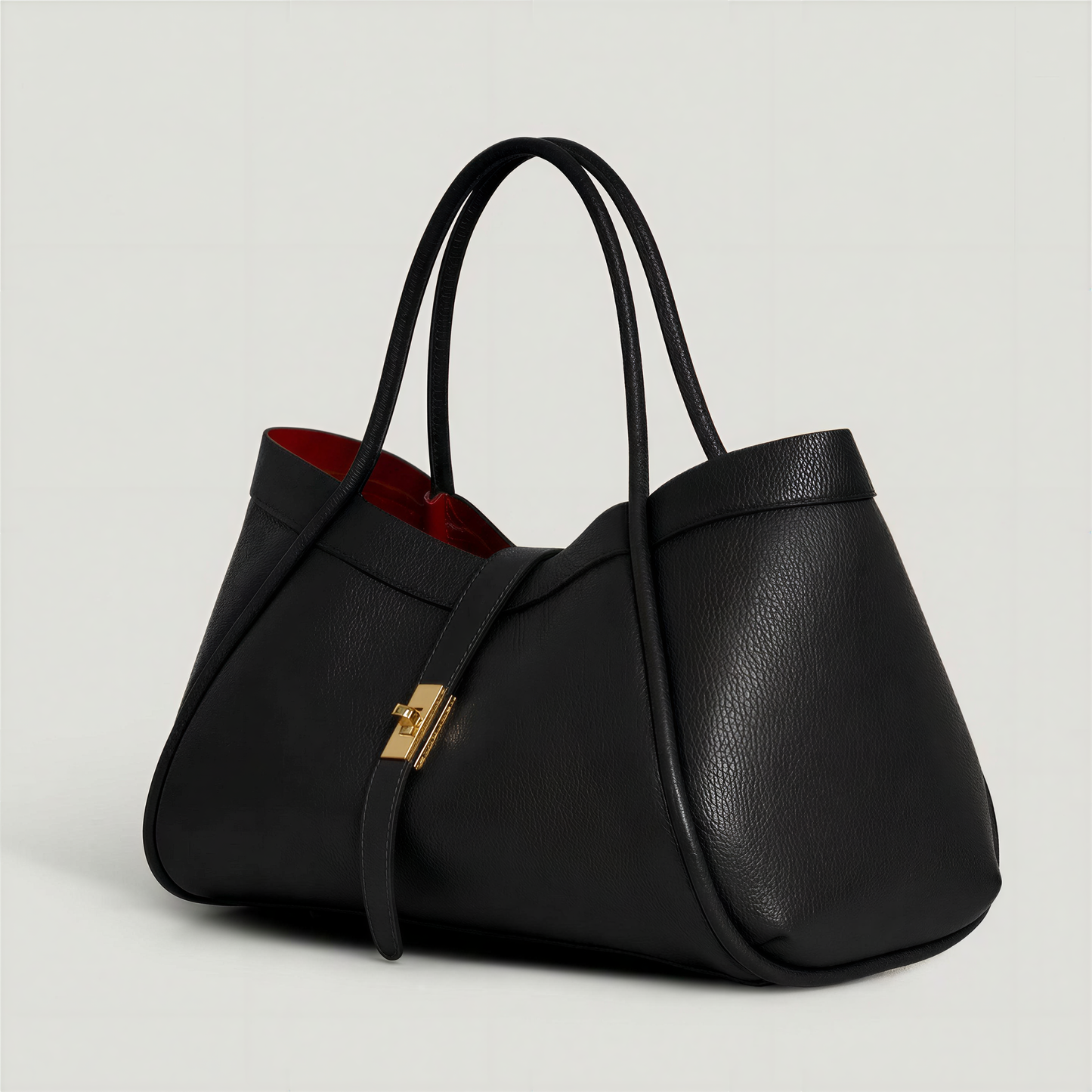 Sac en Cuir Véritable Fabriqué en Italie Élégant 45x25x20cm