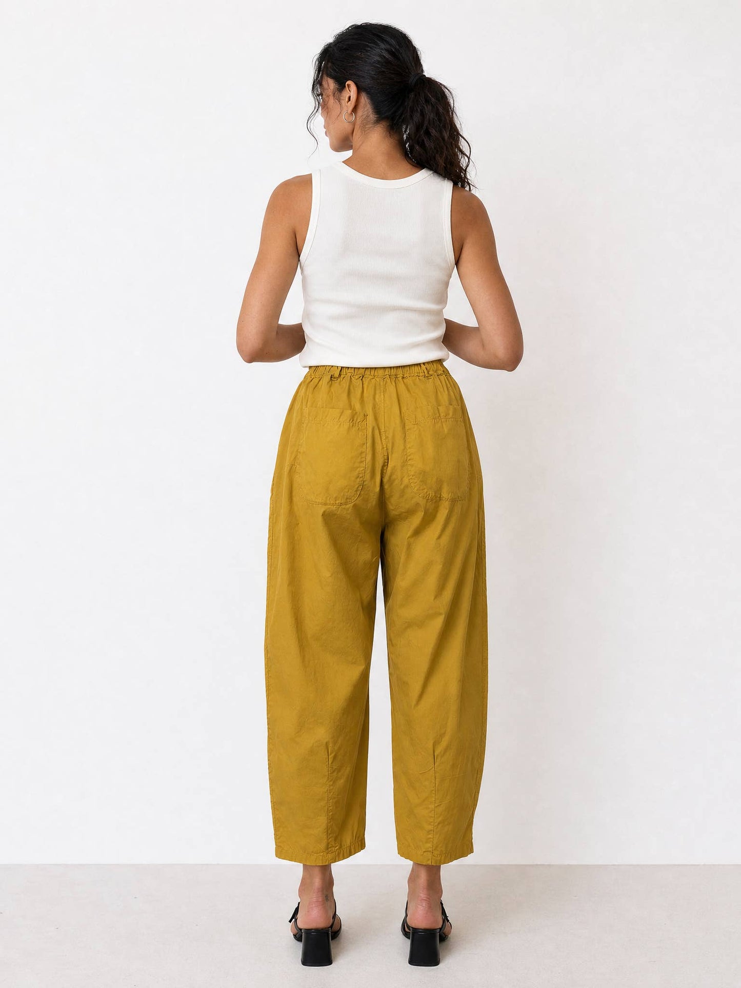 Pantalon carotte en coton CVA825198-4