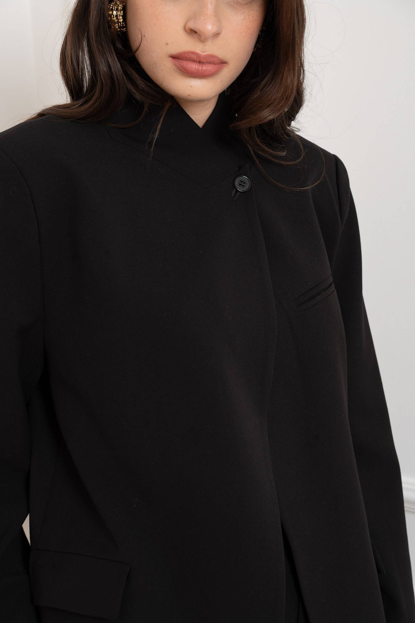 [Timeless] Veste structurée avec col officier repliable