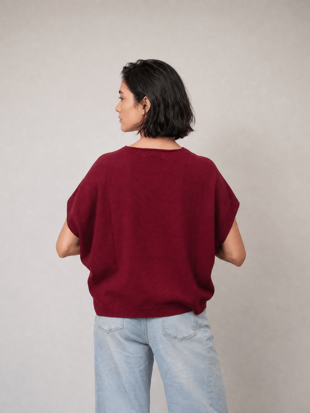 Pull ample col V HY26113