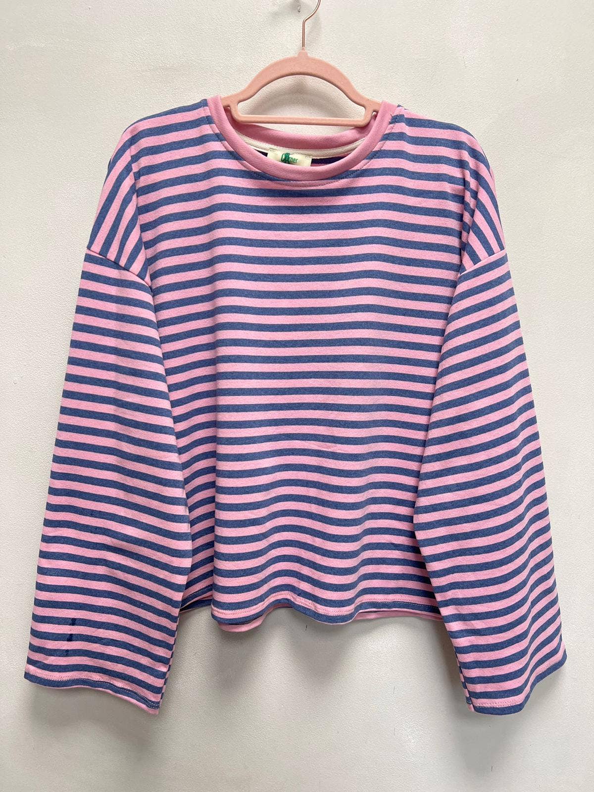 Top oversize ray: Rouge/rose