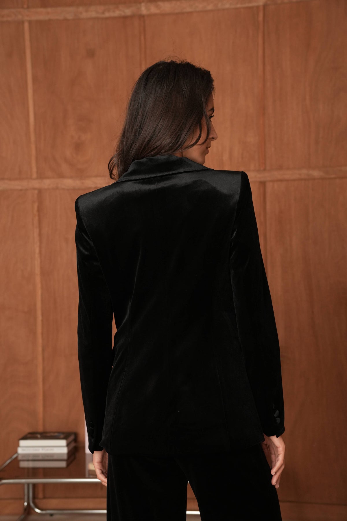 Ensemble velours blazer & pantalon Ganny - V26115 & P2228