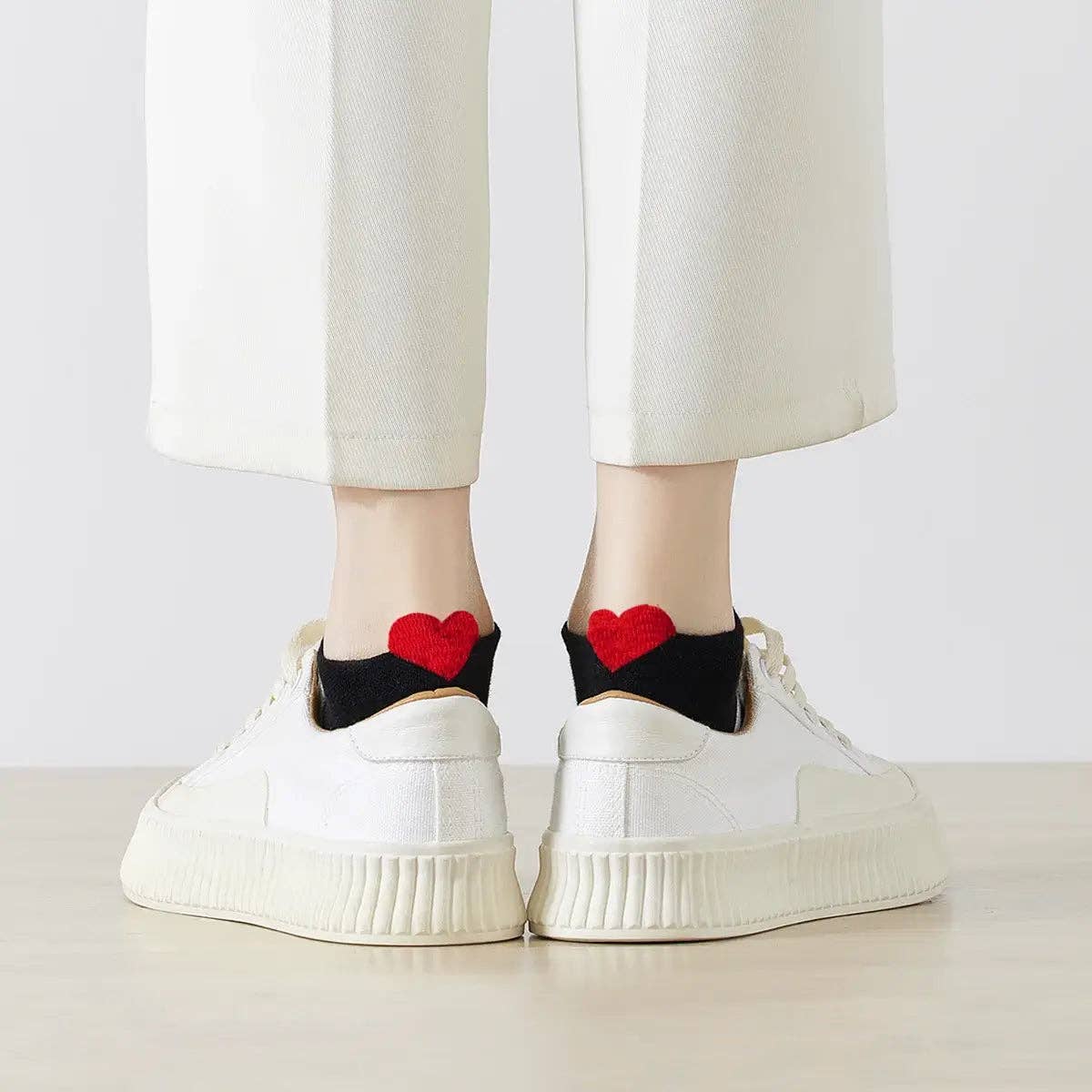 Lot de 5 Chaussettes Coup de Coeur Marine Femme I 35-41