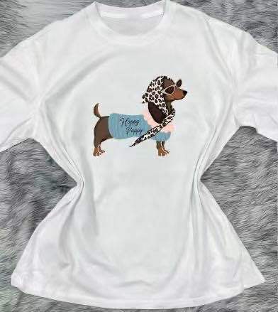 T Shirt Coton Imprimé Tendance Qualité Premium JG78