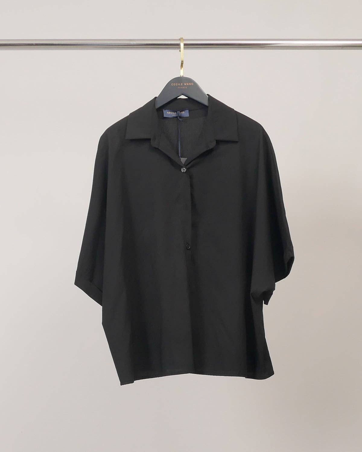 Chemise fluide à manches courtes TDM15324