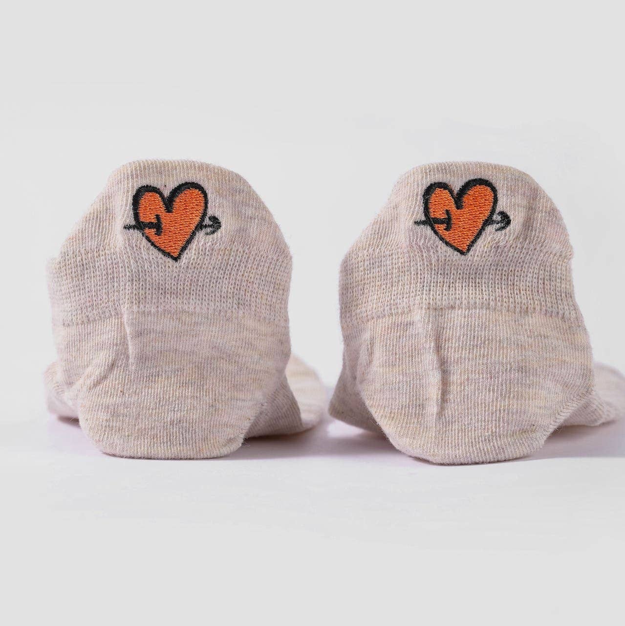 Lot de 5 Chaussettes Languette Cœur Femme I 35-41