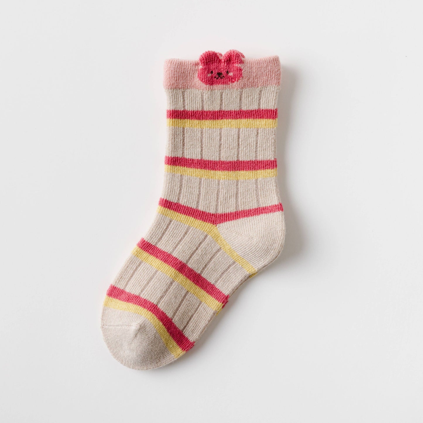 Lot de 5 Chaussettes Lapin Rose I Bébé et Enfant
