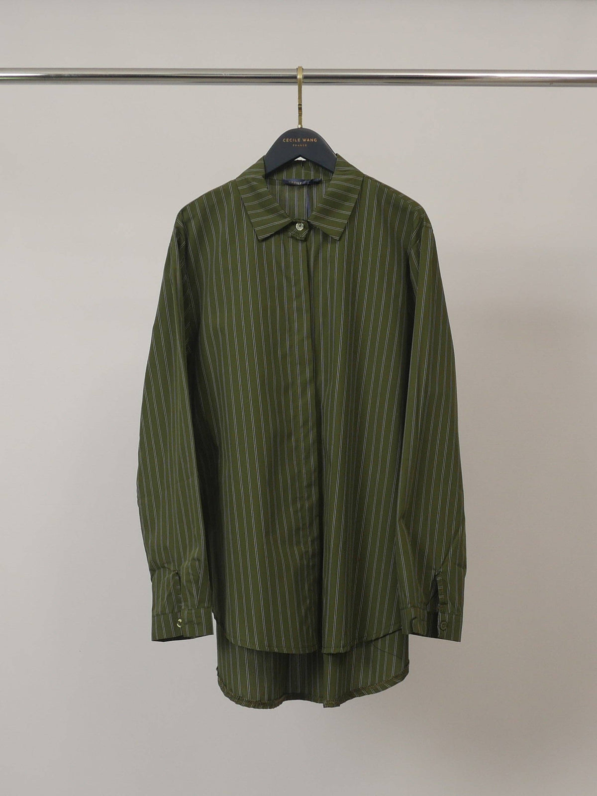 Chemise coton rayée – THS50320PN-1